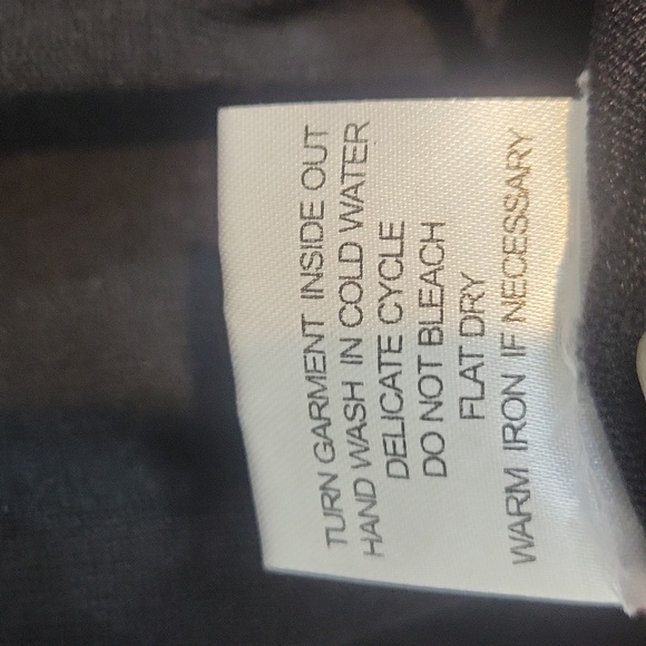 ONE7SIX Black Netted Ruffle Front 3/4 Sleeve Snap Closure Cardigan - Picture 12 of 12